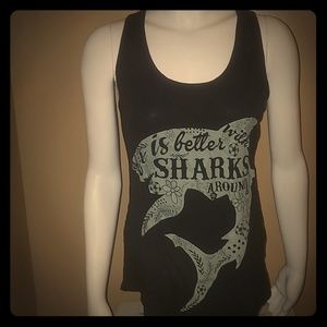 Next level sharks racerback tank
